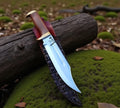 Mick Bowie Knife - 15" D2 Steel Blade, Wood Handle & Leather Sheath - PhishStones Products