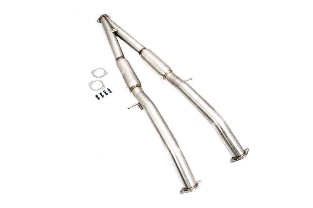 Megan Racing Exhaust System for 2016+ Infiniti Q50 3.0 Twin Turbo AWD/RWD (EXC NON-TURBO) - MR-CBS-IQ14X-R+MR-CBS-IQ14X-M