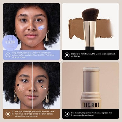 Milani Conceal + Perfect Blur Out Skin Tint 003 Light Neutral 0.28oz - New - PhishStones Products