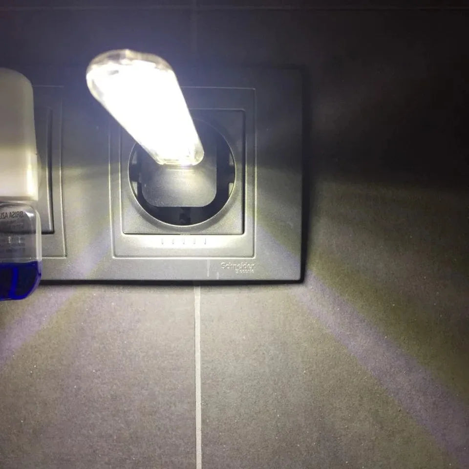 Mini USB LED Book Light – 3/8/24 LED Ultra Bright RGB Portable Reading Lamp for Power Bank, Laptop & Notebook - PhishStones Products