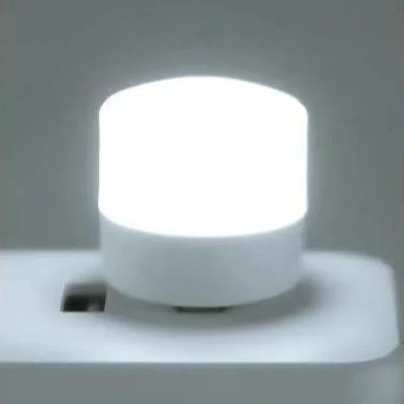 Mini USB Night Light 3 - 5 Pack Warm & White LED Reading Light USB Plug - In Portable Eye Protection Lamp - PhishStones Products