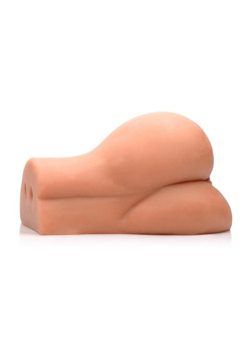 Mistress Alexis Vibrating Bioskin Sidesaddle Stroker - Pussy and Ass - PhishStones Products