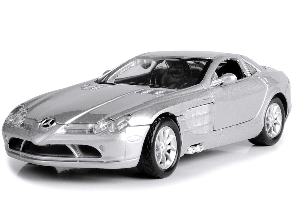 Mercedes McLaren SLR Silver 1/24 Diecast Model Car by Motormax