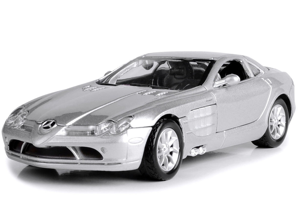 Mercedes McLaren SLR Silver 1/24 Diecast Model Car by Motormax