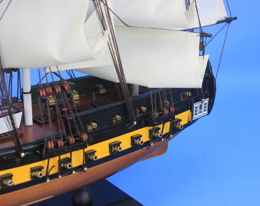 Wooden HMS Surprise Master and Commander Model Ship 24""
