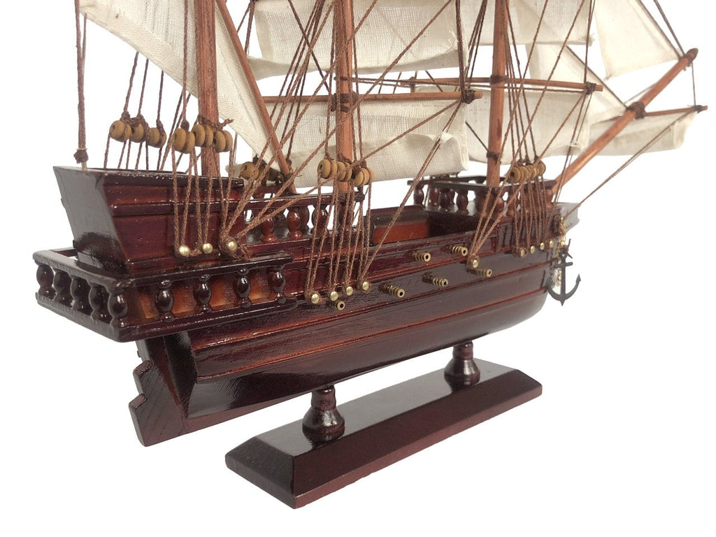 Wooden Calico Jack's The William White Sails Pirate Ship Model 20""