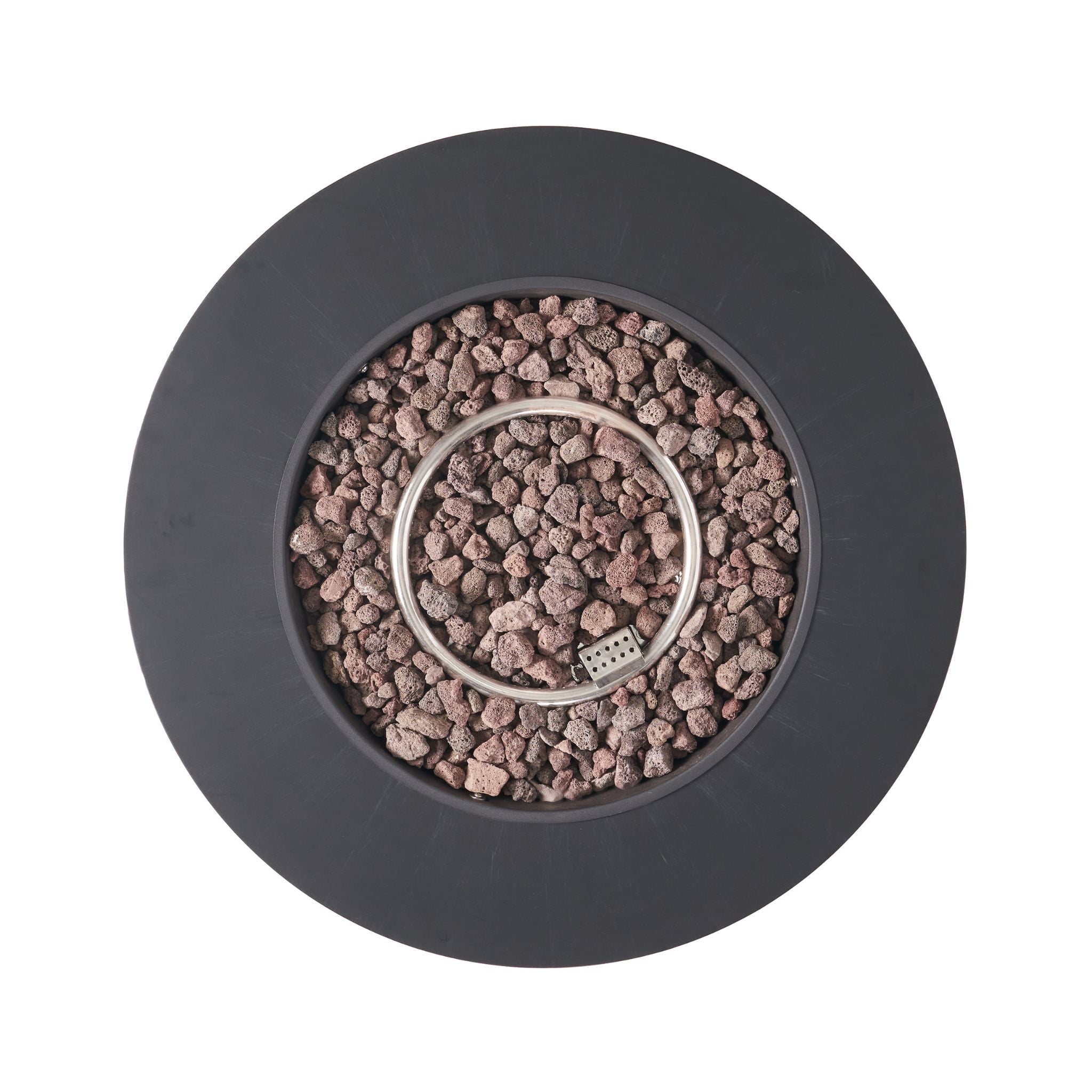 Alora Modern 32-Inch 40K BTU Round Iron Propane Fire Pit (SAK29102)