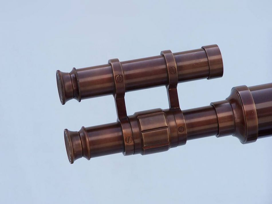 Floor Standing Bronzed Griffith Astro Telescope 50""