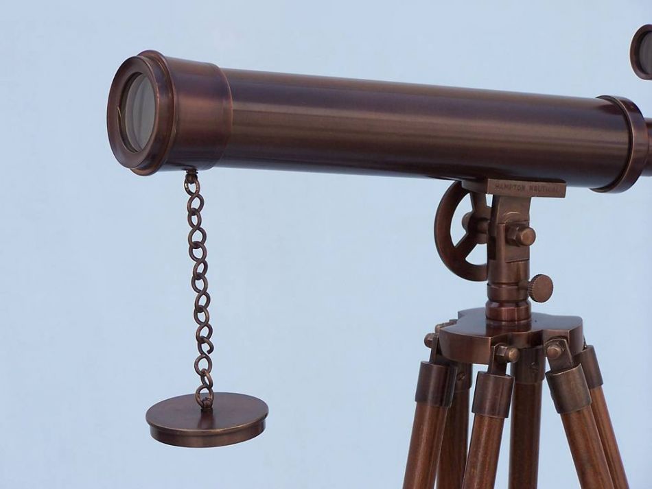 Floor Standing Bronzed Griffith Astro Telescope 50""