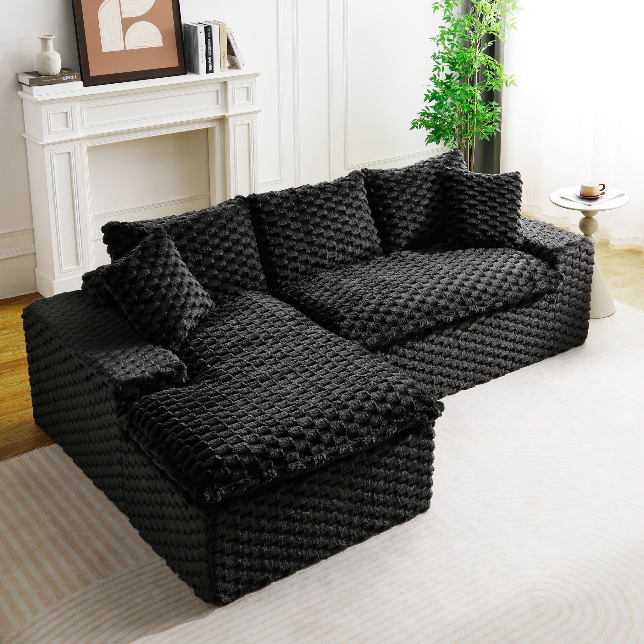 Modular Sofa, Convertible Twin Seat With Chaise Lounge - PhishStones Products