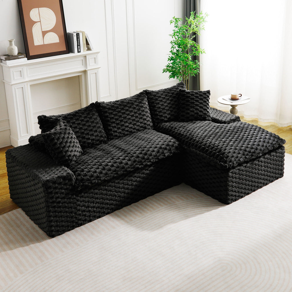 Modular Sofa, Convertible Twin Seat With Chaise Lounge - PhishStones Products