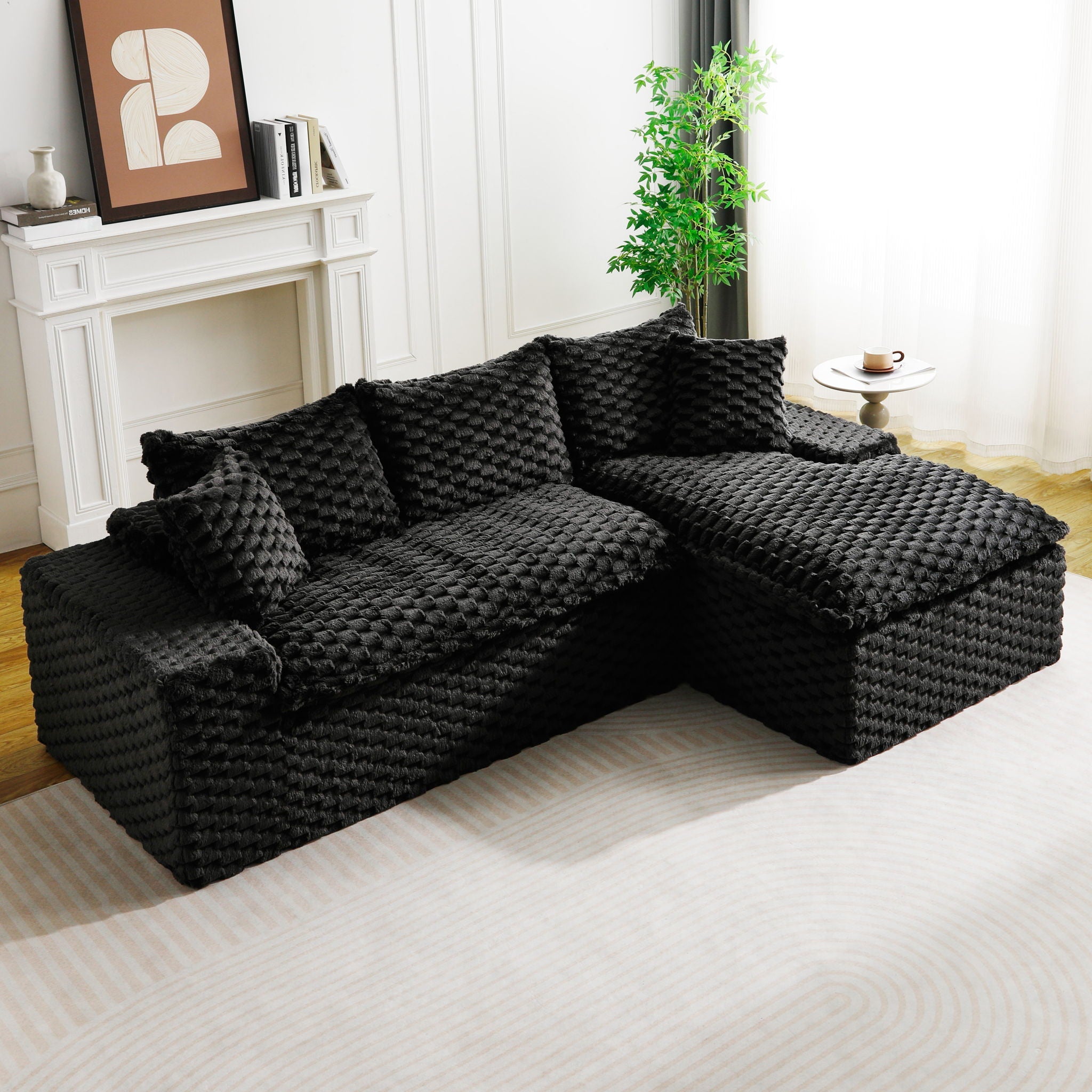 Modular Sofa, Convertible Twin Seat With Chaise Lounge - PhishStones Products