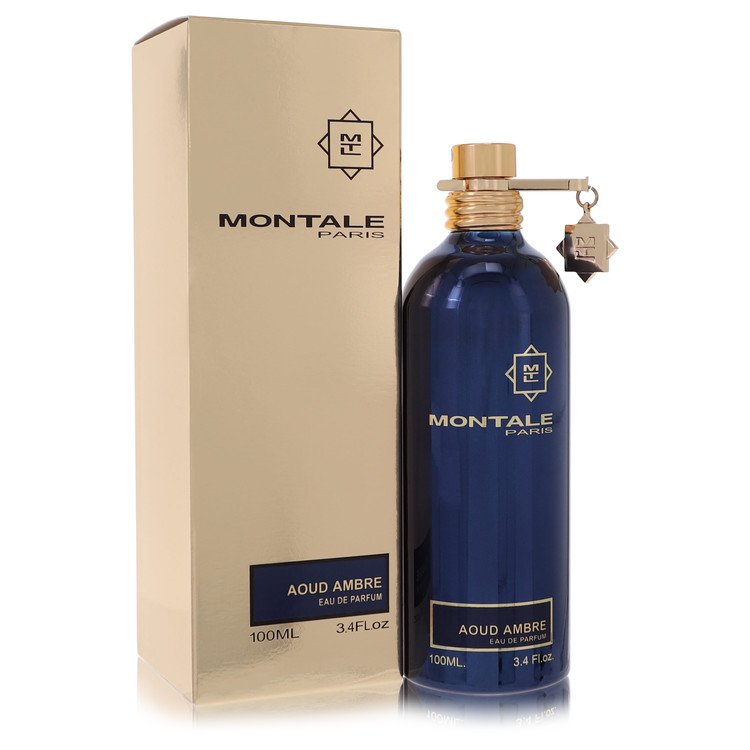 Montale Aoud Ambre by Montale Eau De Parfum Spray (Unisex) 3.4 oz for Women - PhishStones Products