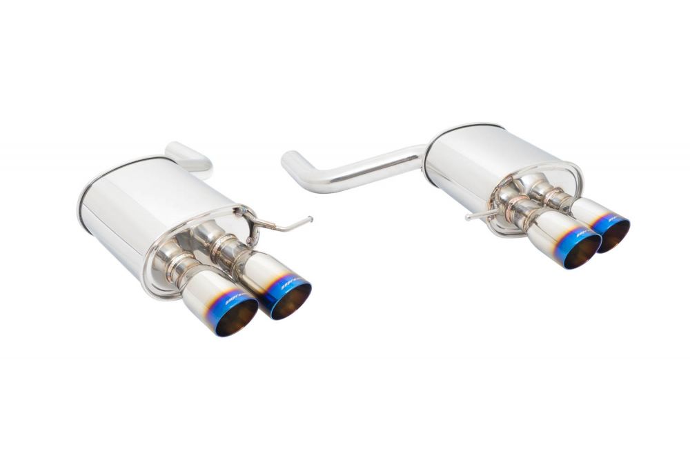 Megan Racing Supremo Exhaust for BMW F10 2011+ (535i) Burnt Rolled Tips T-304 Stainless Steel MR-ABE-BF10V2-VO-RR