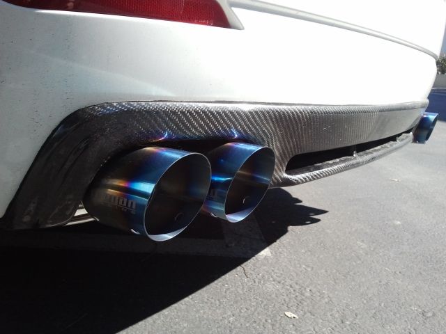Megan Racing Supremo Exhaust for BMW F10 2011+ (535i) Burnt Rolled Tips T-304 Stainless Steel MR-ABE-BF10V2-VO-RR