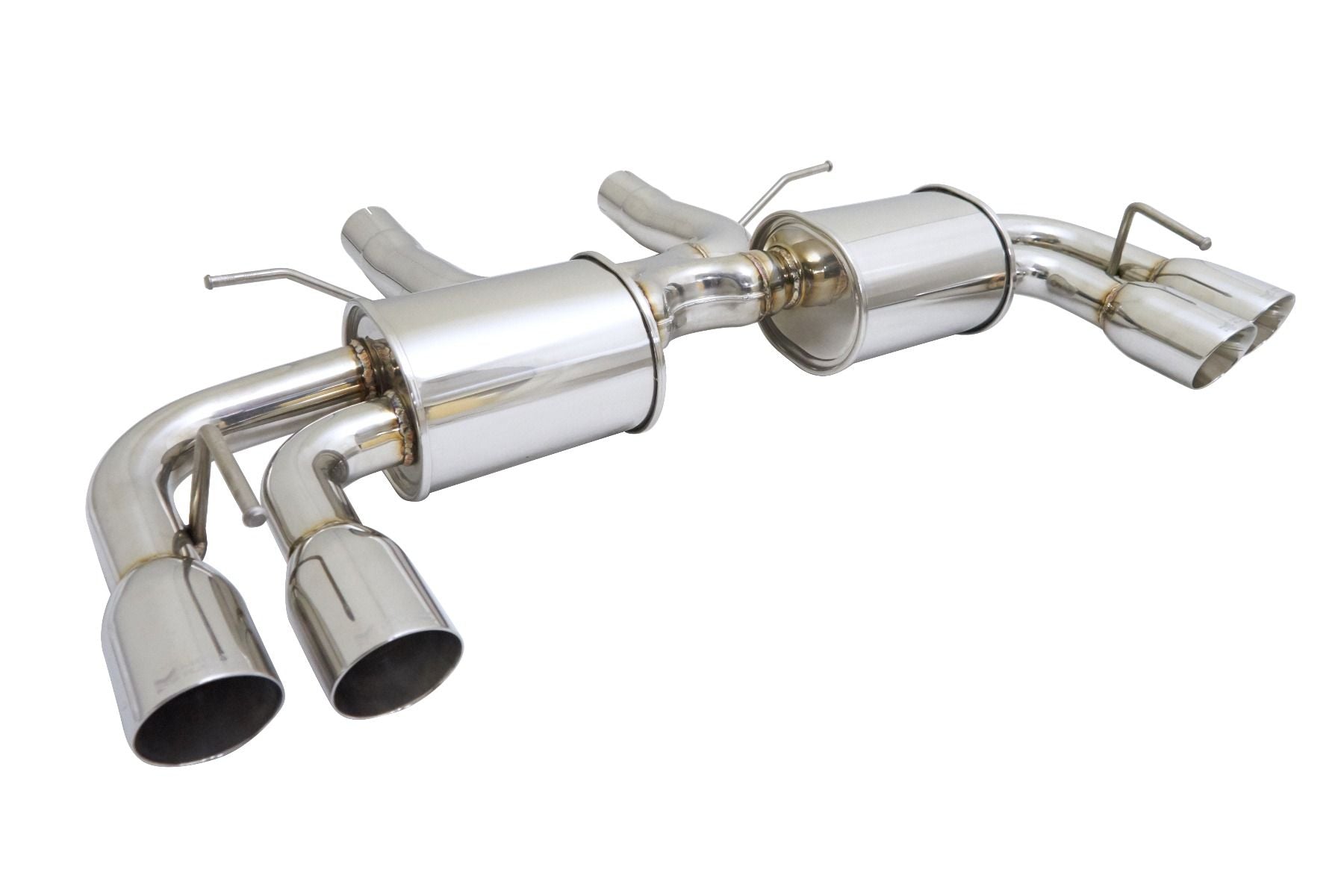 Megan Racing CatBack Exhaust System OE-RS for 2016-2018 Chevrolet Camaro SS Stainless Quad Tip MR-ABE-CCA16-V2