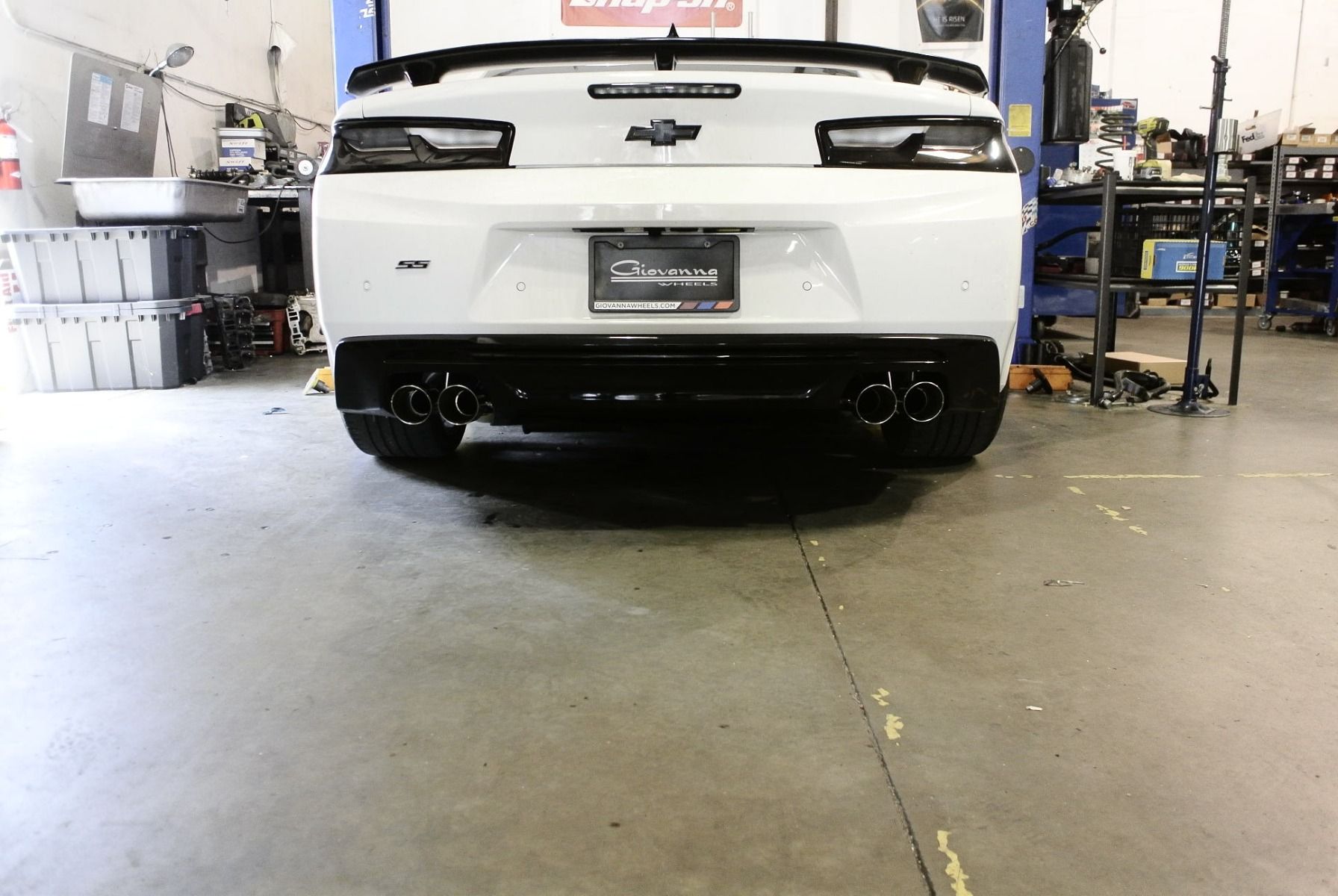 Megan Racing CatBack Exhaust System OE-RS for 2016-2018 Chevrolet Camaro SS Stainless Quad Tip MR-ABE-CCA16-V2