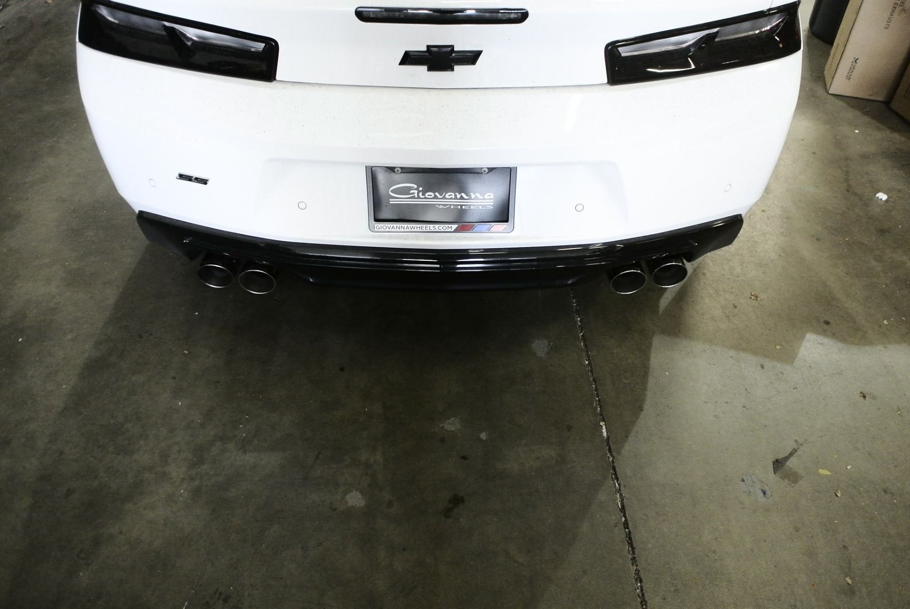 Megan Racing CatBack Exhaust System OE-RS for 2016-2018 Chevrolet Camaro SS Stainless Quad Tip MR-ABE-CCA16-V2