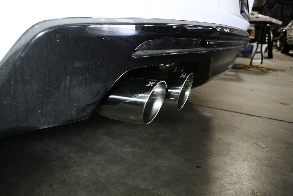 Megan Racing CatBack Exhaust System OE-RS for 2016-2018 Chevrolet Camaro SS Stainless Quad Tip MR-ABE-CCA16-V2