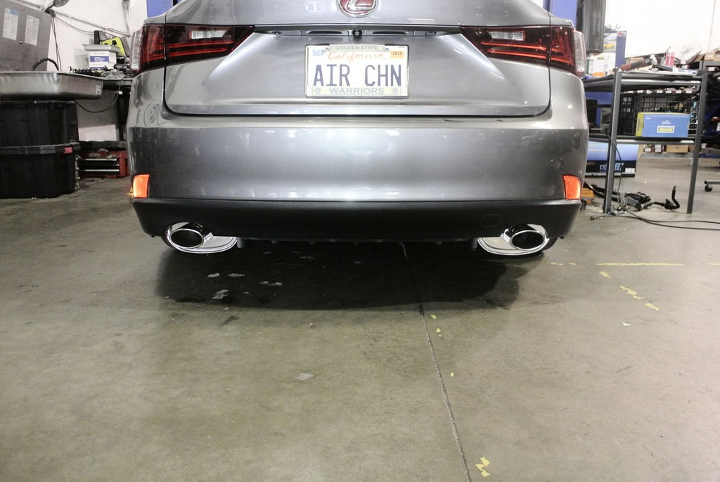 Megan Racing Exhaust System Axle Back for 2014+ Lexus IS250 (2.6 V6) Stainless Tip - MR-ABE-LI14