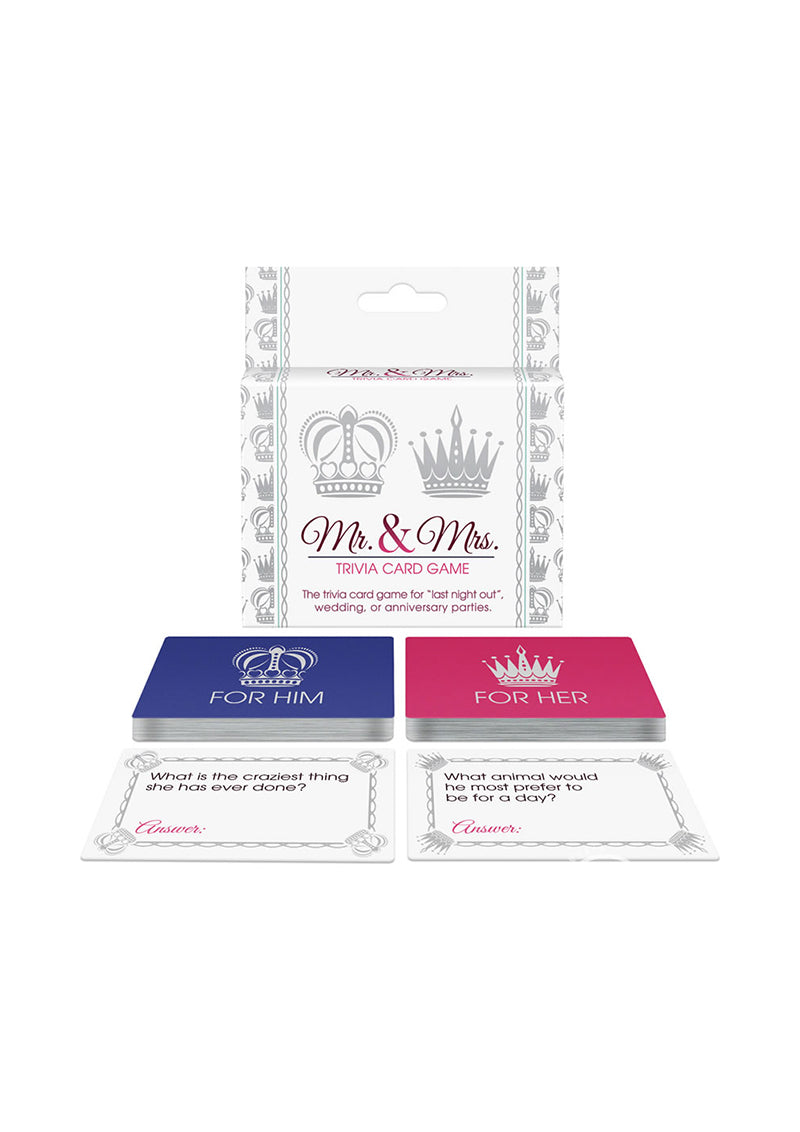Mr. and Mrs. Trivia Card Game - PhishStones Products