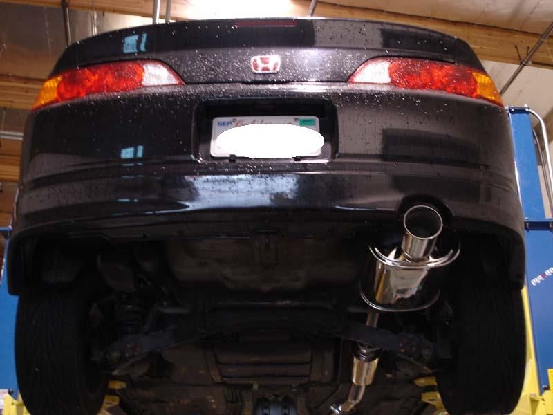 Megan Racing Cat-Back Exhaust for 2002-2006 Acura RSX Base, Type-S - Stainless Steel, 2.5" Piping
