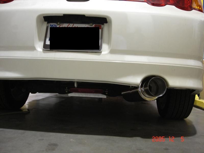 Megan Racing Cat-Back Exhaust for 2002-2006 Acura RSX Base, Type-S - Stainless Steel, 2.5" Piping