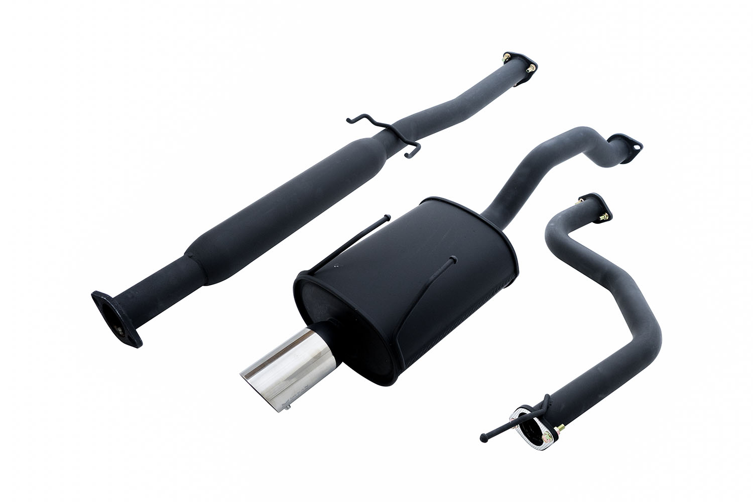 Megan Racing Cat Back Exhaust System 2.5" Pipe Black for Honda Civic 1992-2000 2-Door, 4-Door, Hatchback - MR-CBS-HC92-OEB