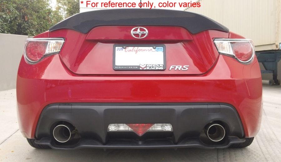 Megan Racing Exhaust System for Scion FR-S 2013-17 / Subaru BRZ 2013-17 / Toyota 86 2017-21 Dual 4" Burnt Ti Tips - MR-CBS-SFR12-SRT-R+MR-CBS-SFR12-M