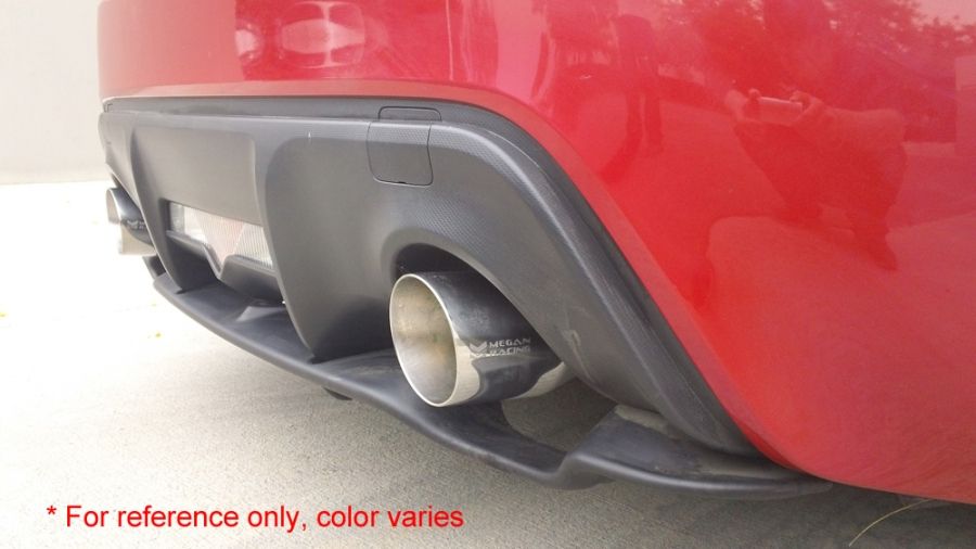 Megan Racing Exhaust System for Scion FR-S 2013-17 / Subaru BRZ 2013-17 / Toyota 86 2017-21 Dual 4" Burnt Ti Tips - MR-CBS-SFR12-SRT-R+MR-CBS-SFR12-M
