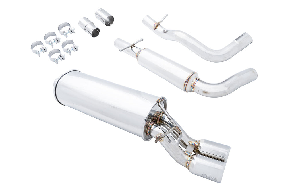 Megan Racing - Cat-Back Exhaust System for 1999-2002 VW Golf Beetle 1.8T 2.0 Turbo Dual 2.5" Tip