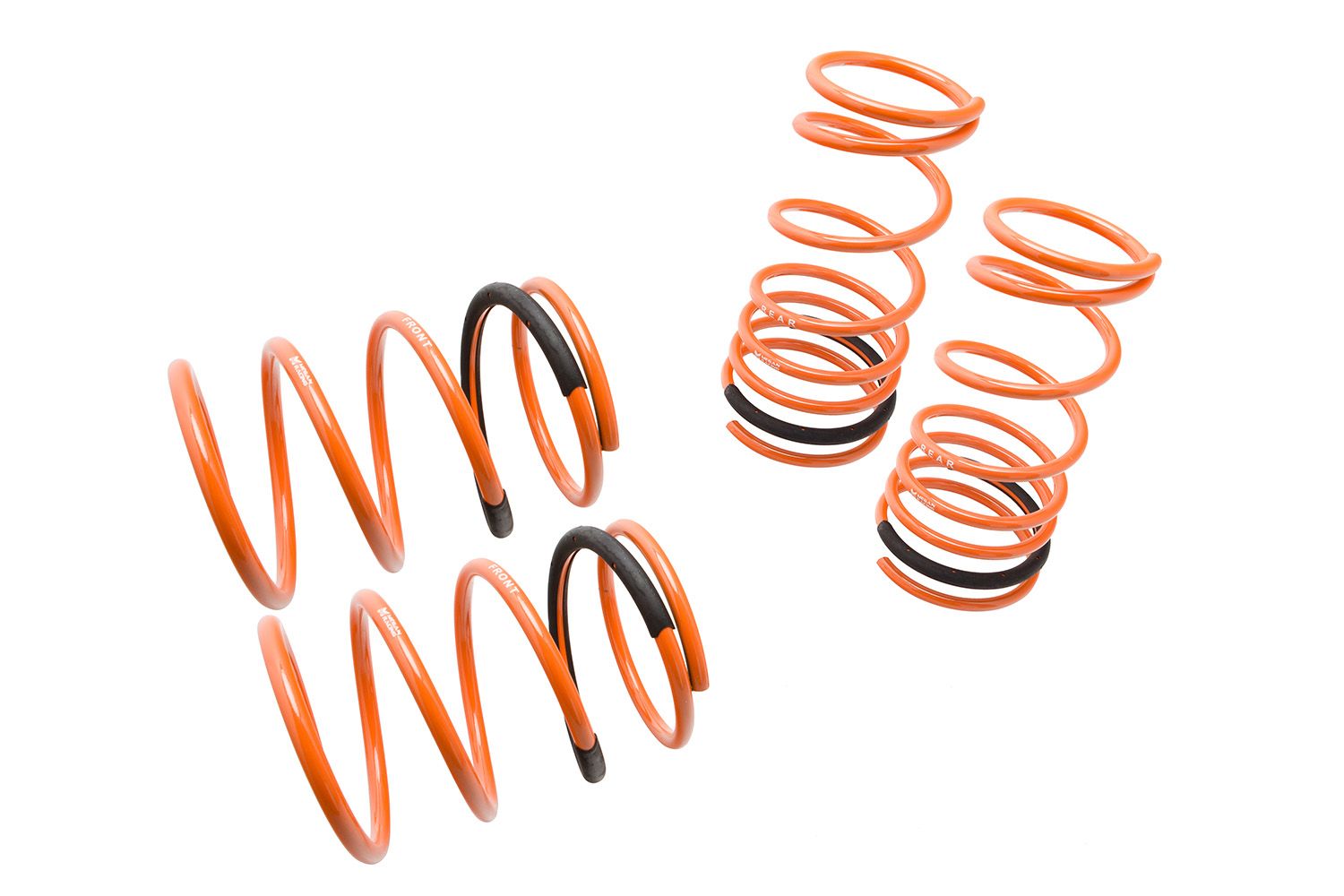 Megan Racing Lowering Springs for 1993-1997 Mazda MX6 4 Cylinder SAE 9254 Cold Wound Steel 50.8mm Drop Powder-Coated - MR-LS-FP93L4