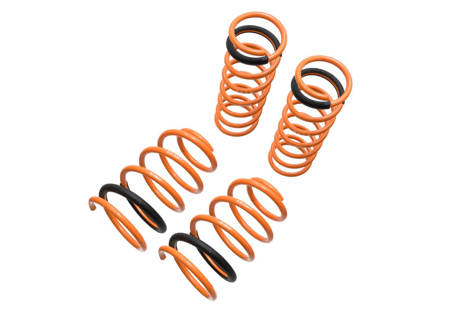 Megan Racing Lowering Springs Front & Rear for Mazda 3 2003-2009 Ford Focus 2006-2007 (Sedan Only) SAE 9254 Cold Wound Steel Powder-coated MR-LS-M303