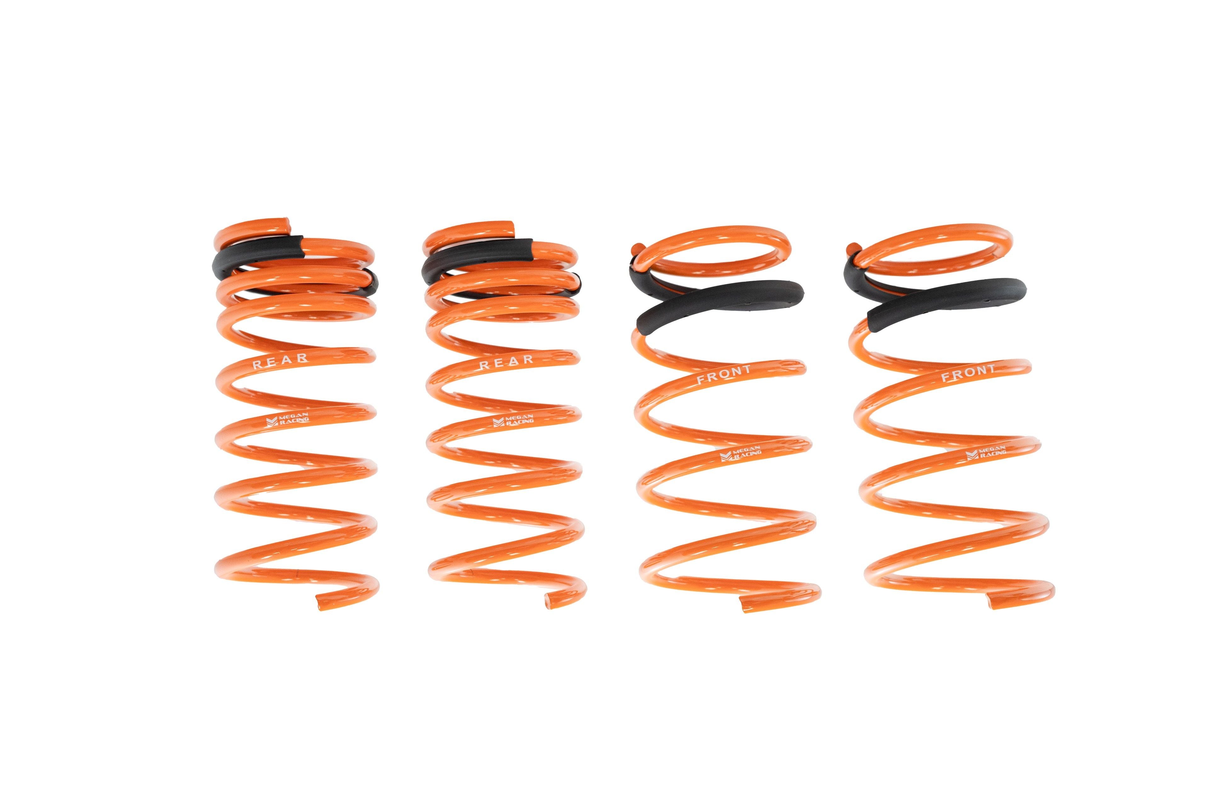 Megan Racing Lowering Springs for Toyota GR86 2022+ Front Drop 20mm Rear Drop 28mm Powder Coated Finish MR-LS-TG8622