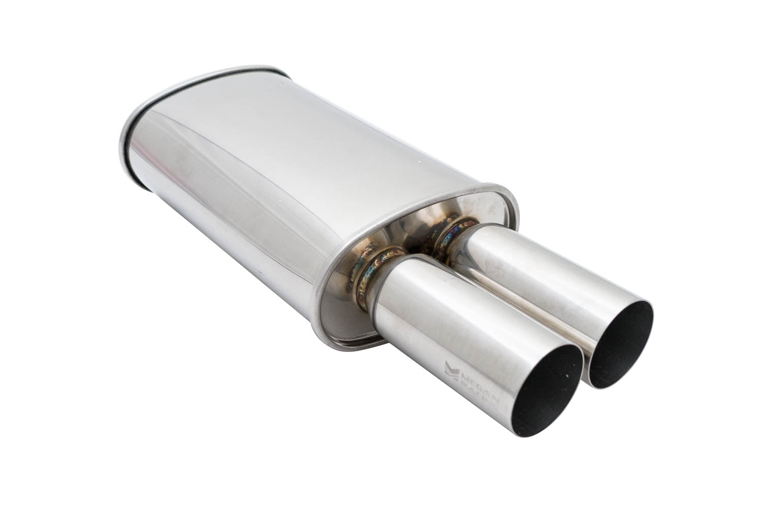 Megan Racing Muffler Universal Dual 3" Tips 2.5" Piping MR-MU-MDT