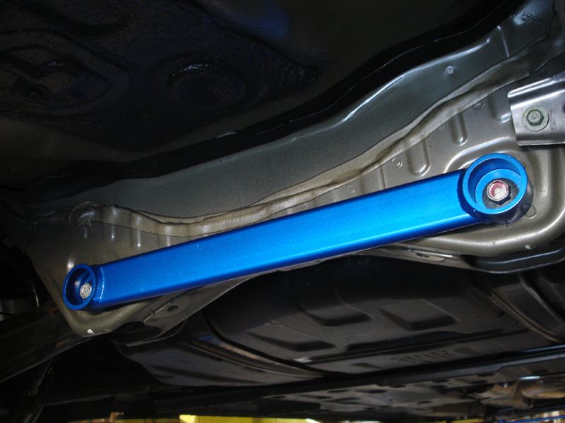 Megan Racing Strut Bar Rear Lower for 2006-2011 Honda Civic Blue