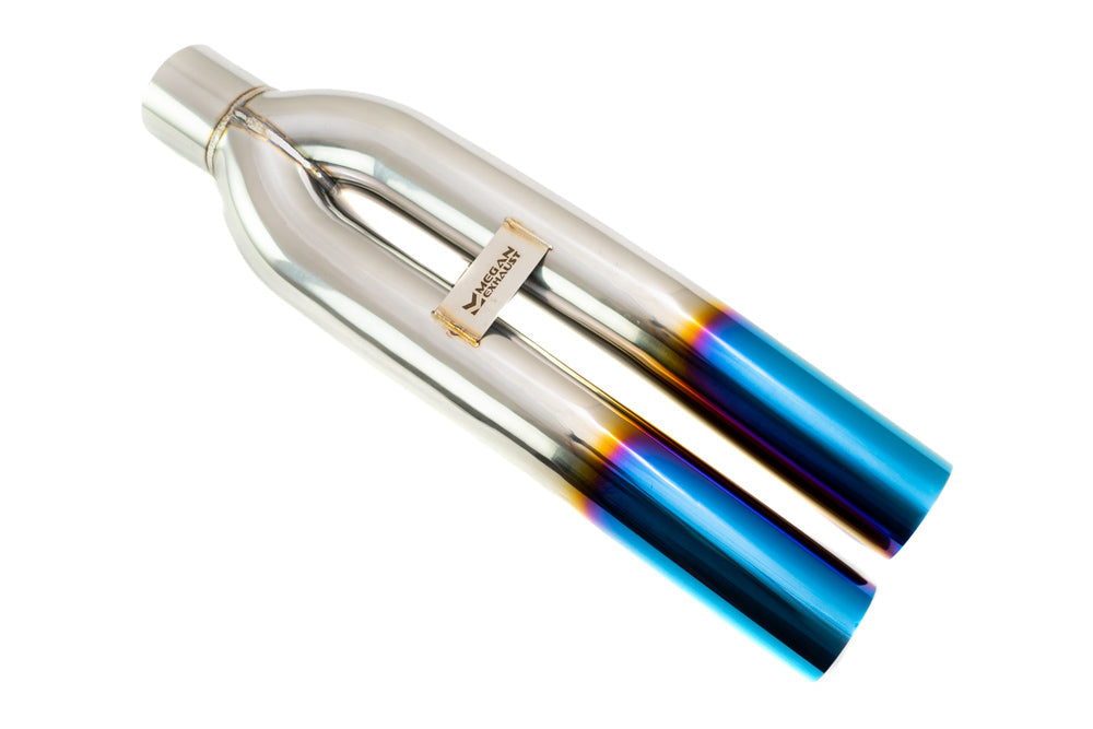 Megan Racing Universal 3" VIP Exhaust Tip Blue Burnt - 600mm Length