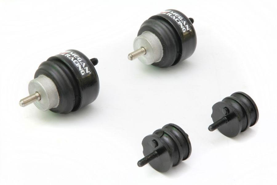 Megan Racing Engine & Transmission Mounts - Street Version for 1990-2000 BMW E36 6CYL, 1997-2005 BMW E46 3.0L (4 pcs/set) MRS-BM-0340