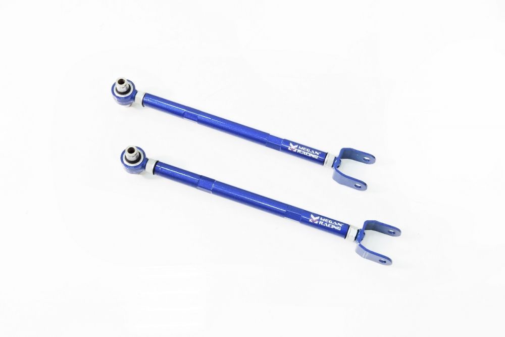 MEGAN RACING Rear Toe Arms for Infiniti Q50 RWD 2014+ RWD Only Lightweight Steel Alloy Pillow Ball Bushings Turnbuckle Adjustment - MRS-IF-1170