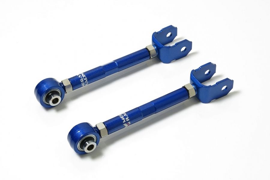 Megan Racing Rear Traction Rods for Lexus RC350 2014+ - Steel Alloy, Pillow Ball Bushings, Turnbuckle Adjustment MRC-LX-0381-III