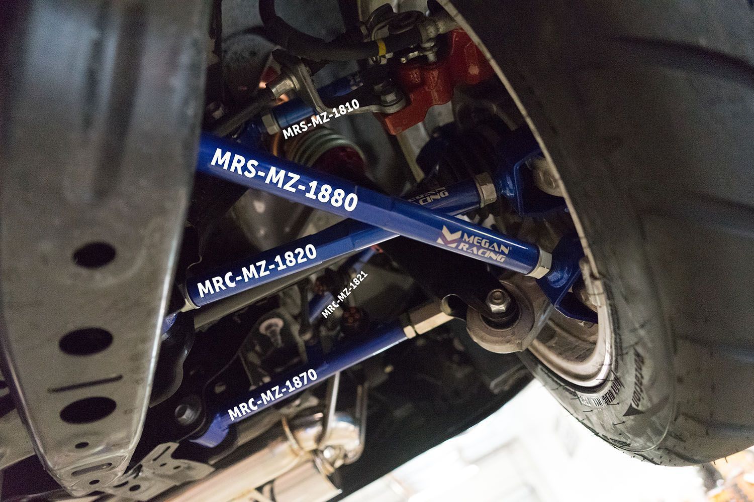 Megan Racing Rear Toe Arm for 2016+ Mazda Miata MX-5 Pillow Ball 2pcs MRC-MZ-1870