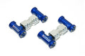 Megan Racing - Front Upper Camber Arm for Nissan 300ZX Adjustable +/-3° Blue Finish End Piece Widths 110mm/112mm MRS-NS-0220-I