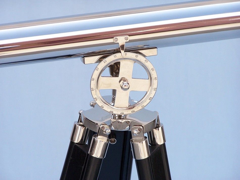 Floor Standing Chrome Griffith Astro Telescope 64""