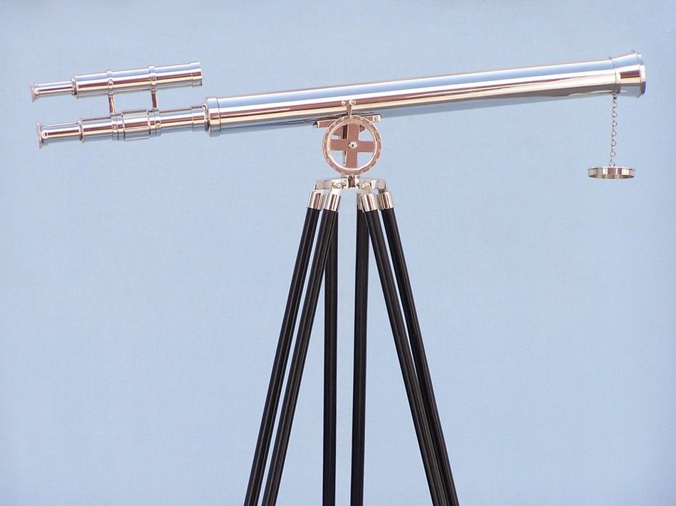 Floor Standing Chrome Griffith Astro Telescope 64""