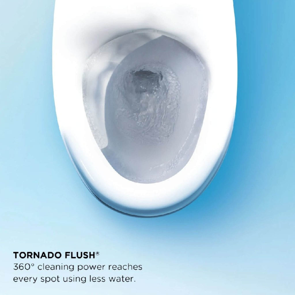 [MW4543074CEFG#01] TOTO Drake II Washlet C2 Bidet Seat With 1.28 GPF Elongated Toilet (SAK34962)
