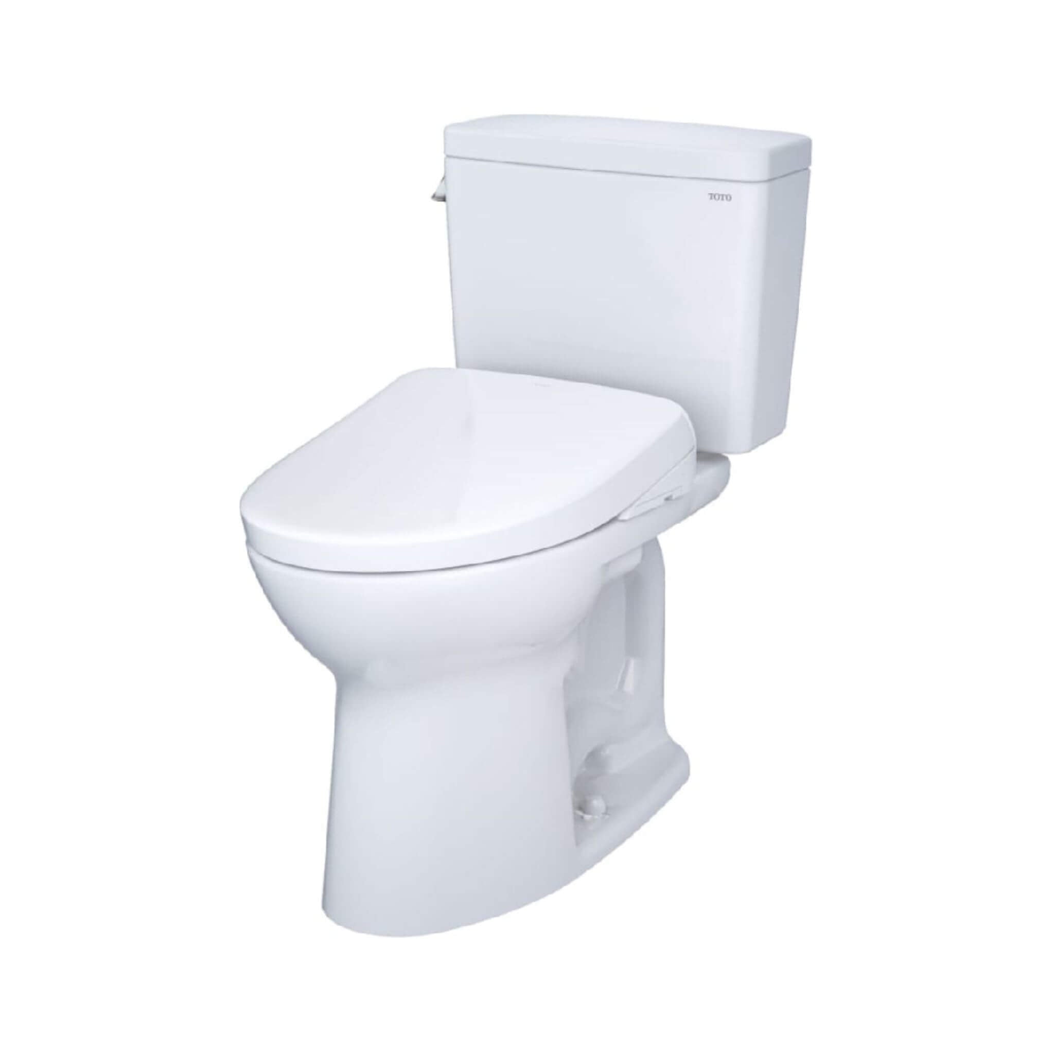 [MW7764726CEG#01] TOTO Drake 1.28 GPF Two Piece Washlet Elongated Toilet Seat With S7 Heated Bidet Seat  And EWater+ (SAK52645)