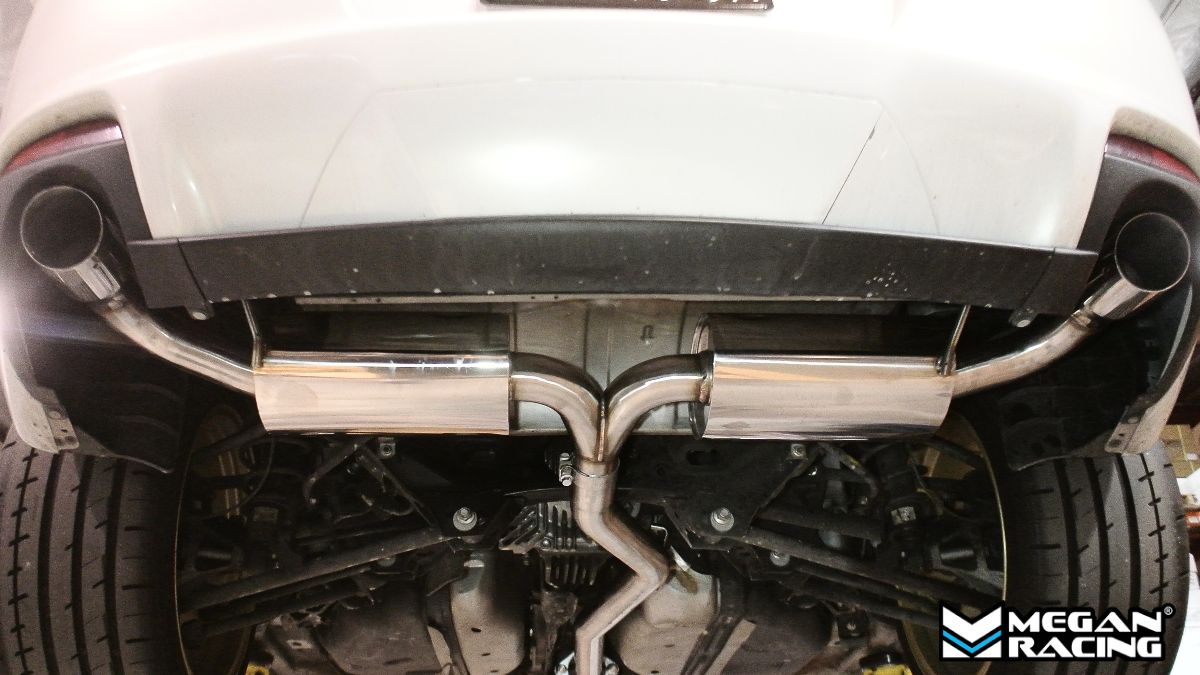 Megan Racing Exhaust System CBS for 2009-2013 Mazda RX-8 T-304 Stainless, Direct Bolt-On - MR-CBS-MRX80925-BT