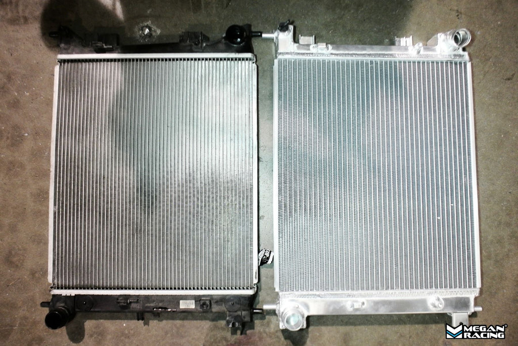 Megan Racing Radiator for 2012 to 2018 Hyundai Veloster 1.6 Turbo Manual, All Aluminum, 40mm Heat Exchanger MR-RT-HYV11T