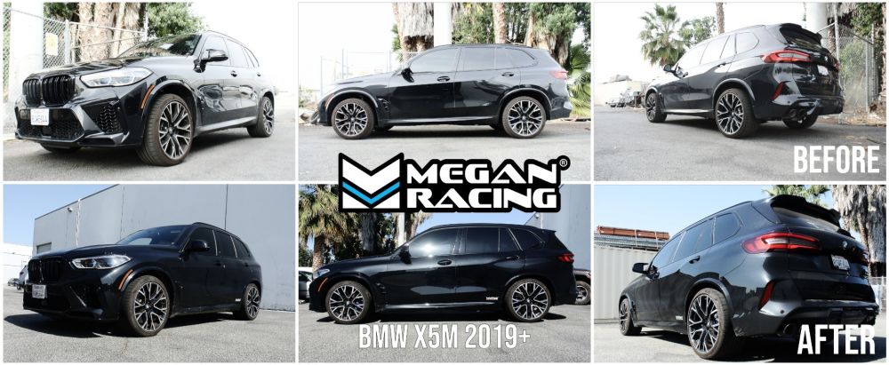 Megan Racing Lowering Springs Front & Rear for 2019+ BMW X5M G05 AWD -32mm/-26mm SAE 9254 Cold Wound Steel MR-LS-BG05X