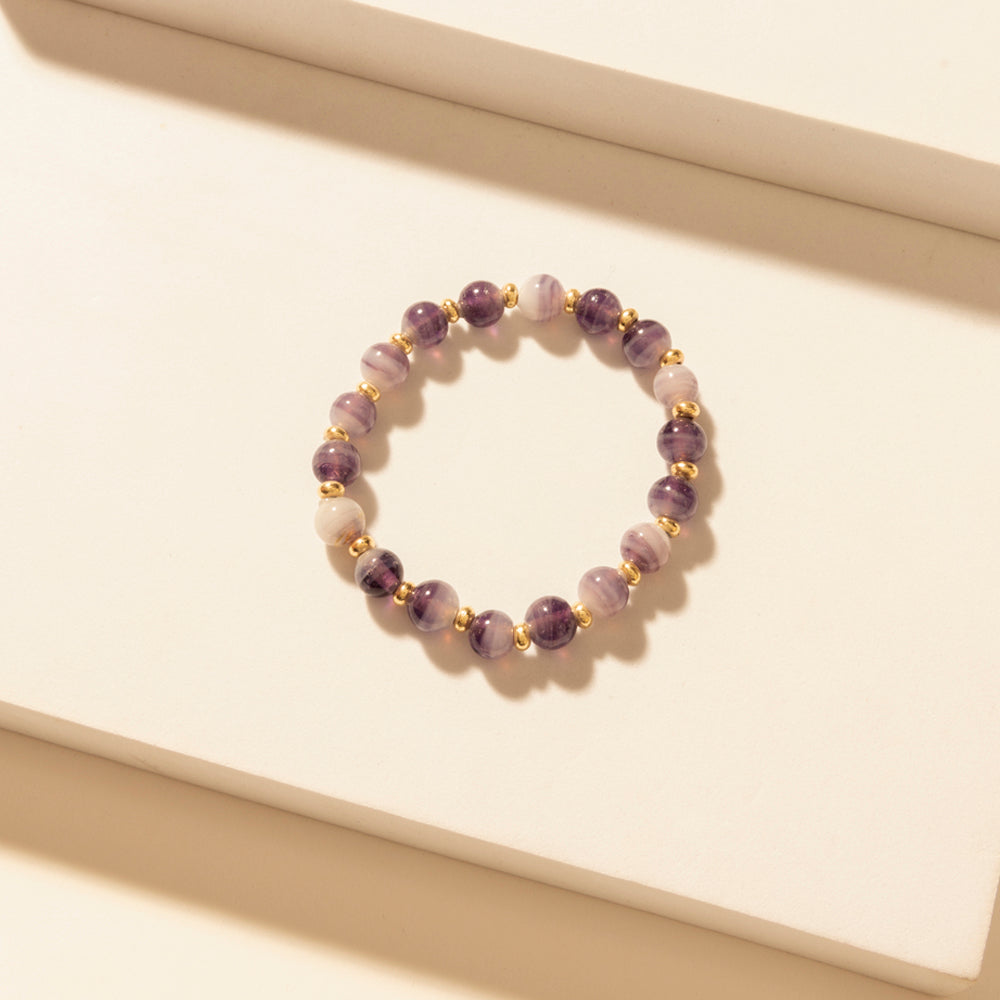 Myra Amethyst Trail Stack Bracelet in Desert Orchid - PhishStones Products